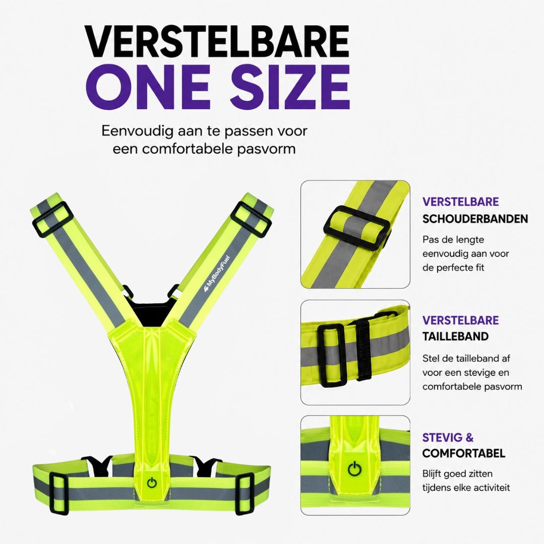 Reflecterend LED Hardloopvest