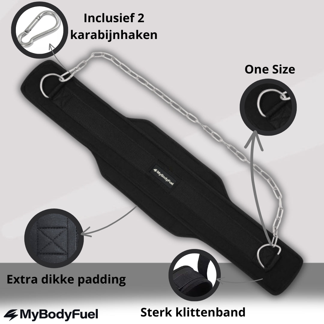 dip belt met karabijnhaak