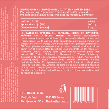 Apple Cider 500 mg - 60 gummies