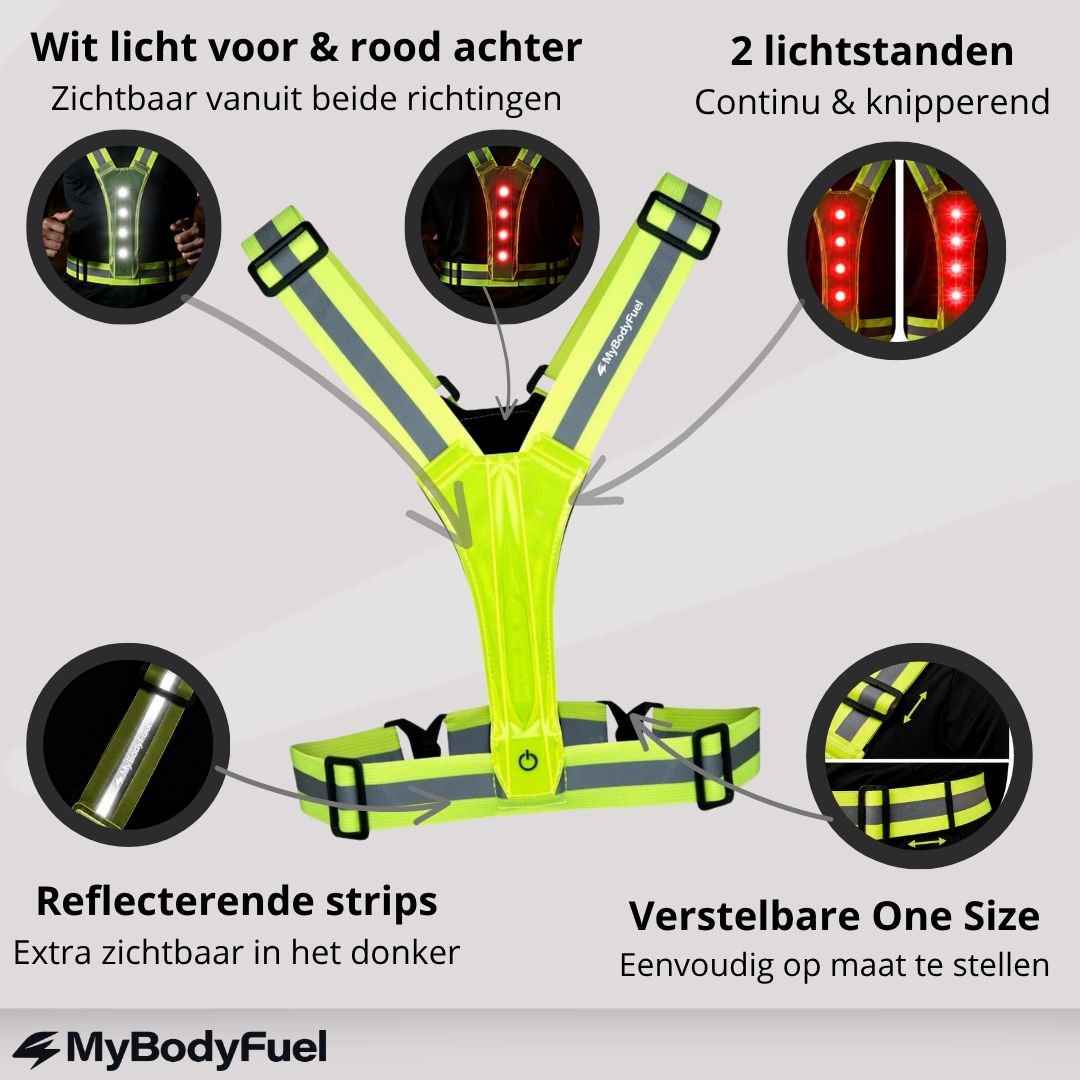 Reflecterend LED Hardloopvest