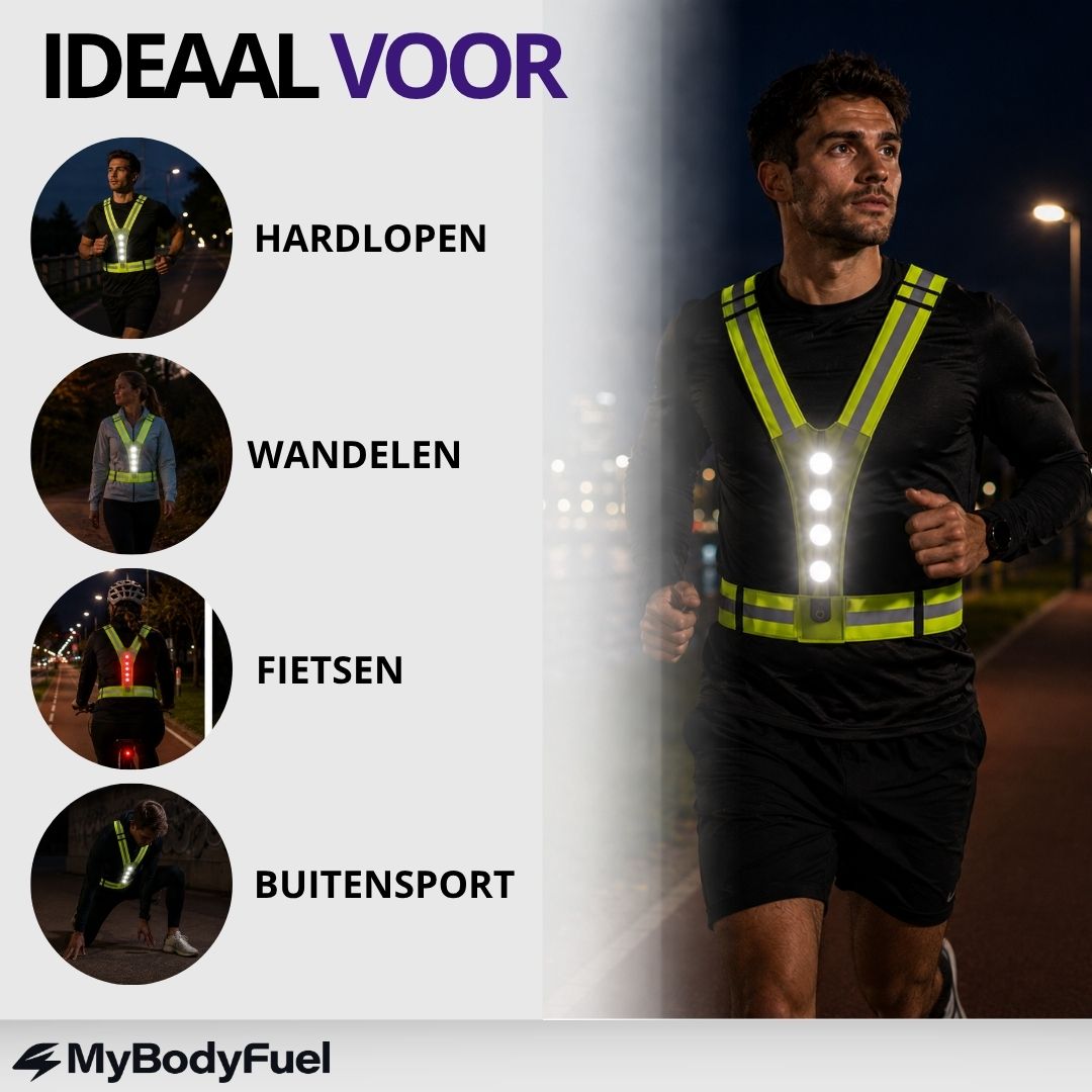 Reflecterend LED Hardloopvest