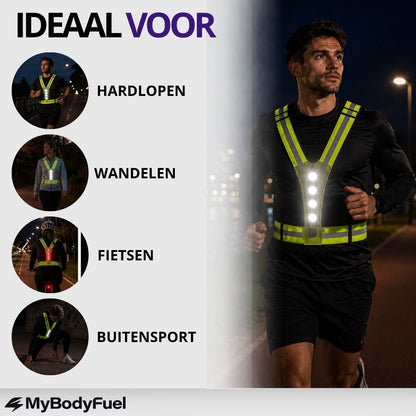 Reflecterend LED Hardloopvest