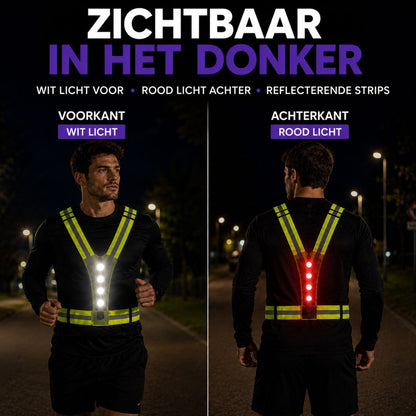 Reflecterend LED Hardloopvest