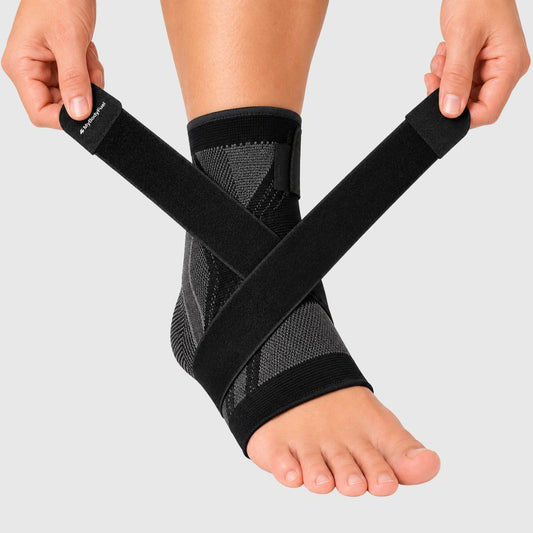 Enkelbrace met compressie