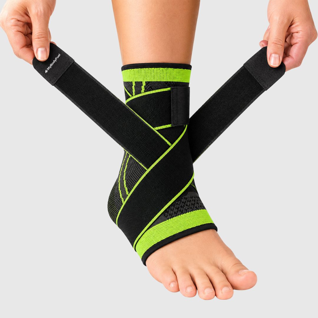 Enkelbrace met compressie