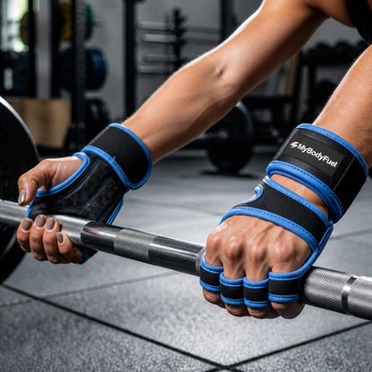 Fitness Grip Handschoenen - Blauw