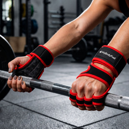 Fitness Grip Handschoenen - Rood