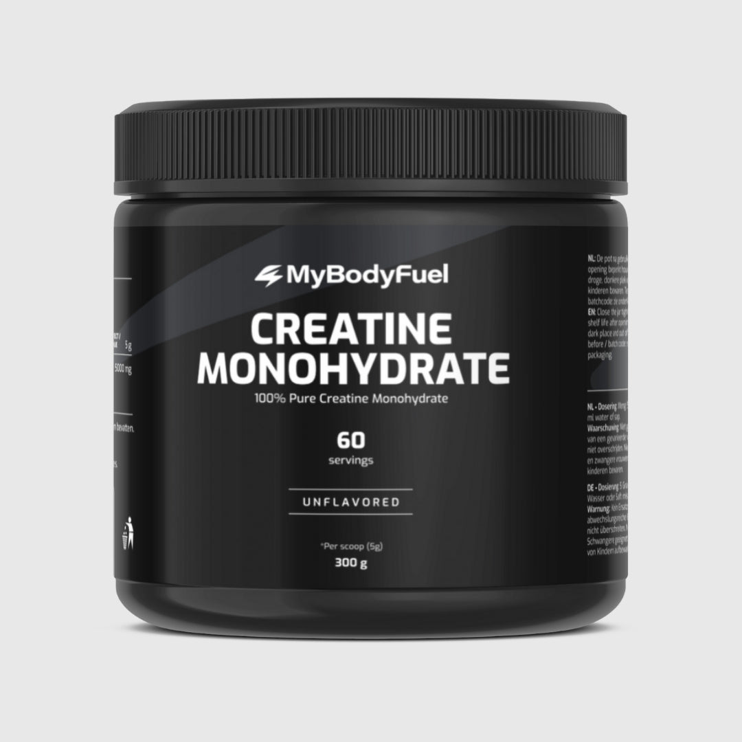 MyBodyFuel Creatine Monohydrate 300g – pure creatine poeder voor kracht en spierherstel