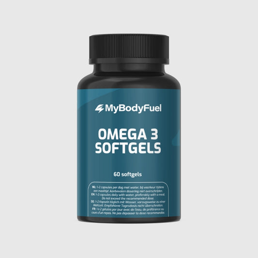 MyBodyFuel Omega 3 Softgels pot – 60 capsules visolie met EPA en DHA