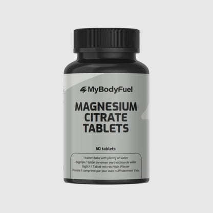 Pot MyBodyFuel Magnesiumcitraat Tabletten – 200 mg magnesium per tablet, 60 tabletten