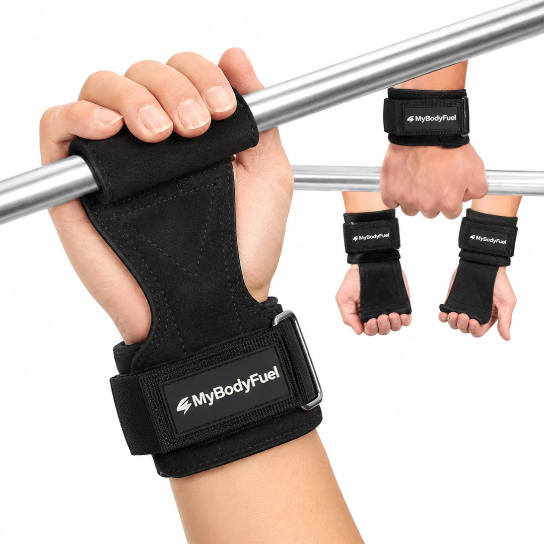 Lifting Grips van Leer - Zwart