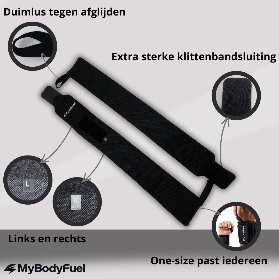 Wrist Wraps - Zwart