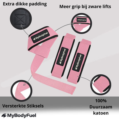 Lifting Straps - Roze