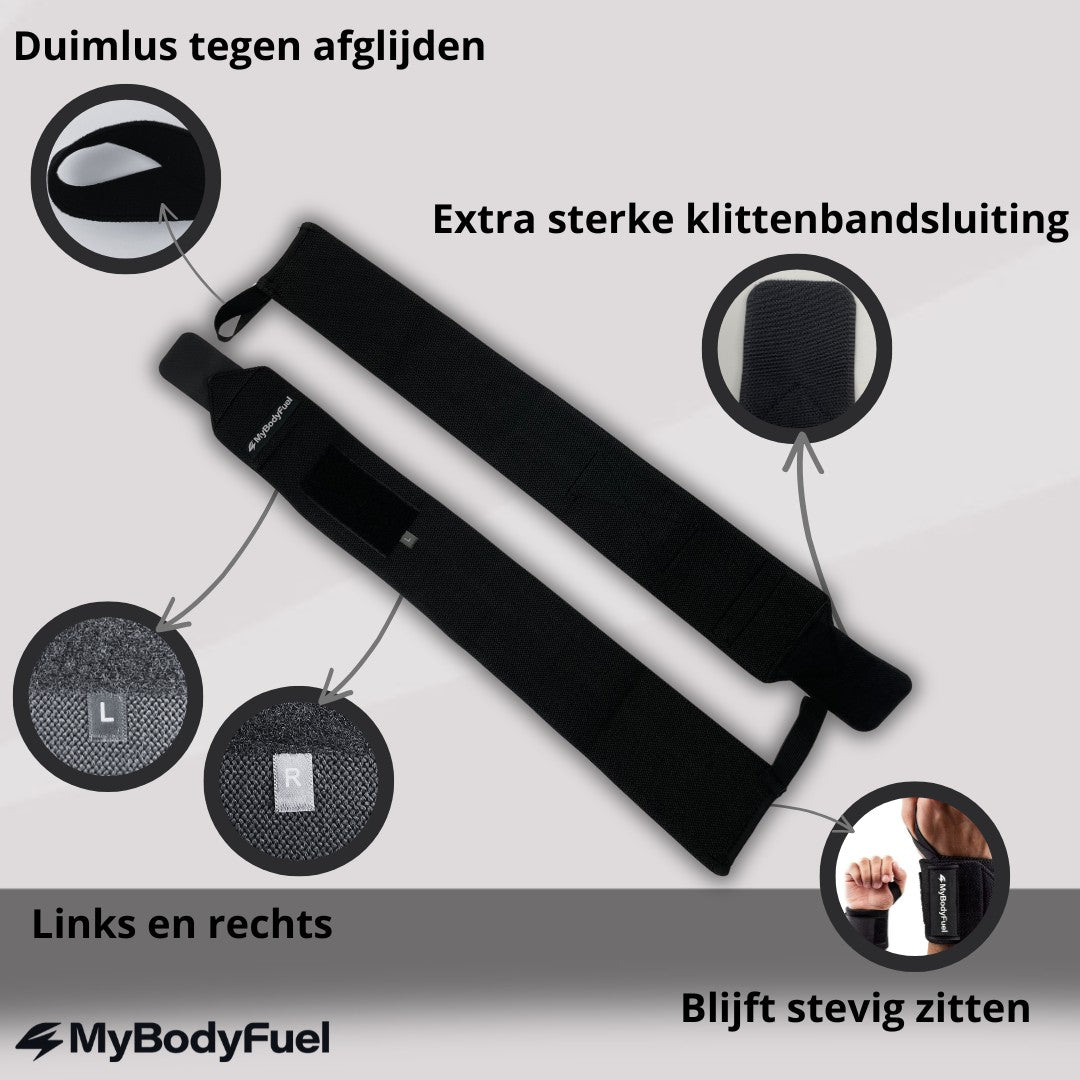 Wrist Wraps - Zwart
