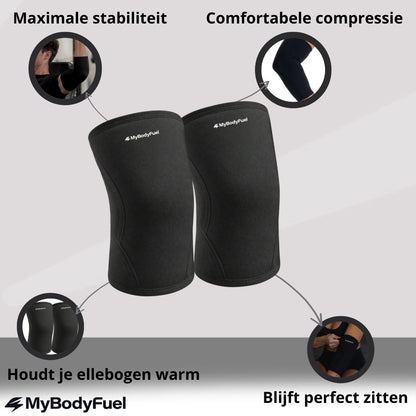 Elbow Sleeves 7 mm - Zwart